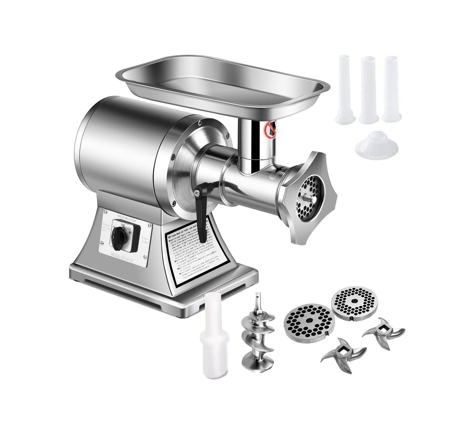 Мясорубка промышленная Slickblue Heavy Duty 1.5HP 1100W 550LB/h