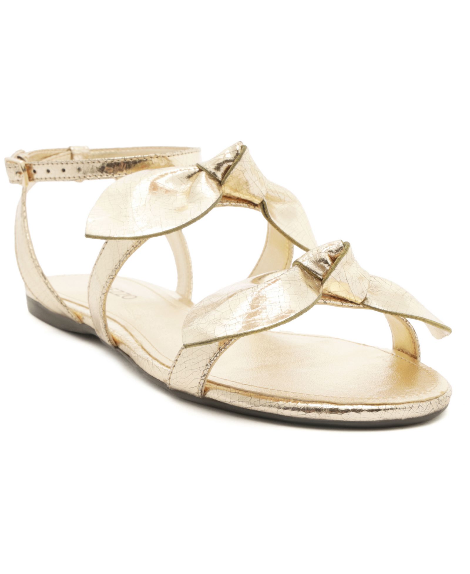 Arezzo Женские плоские босоножки Adalyn с бантами