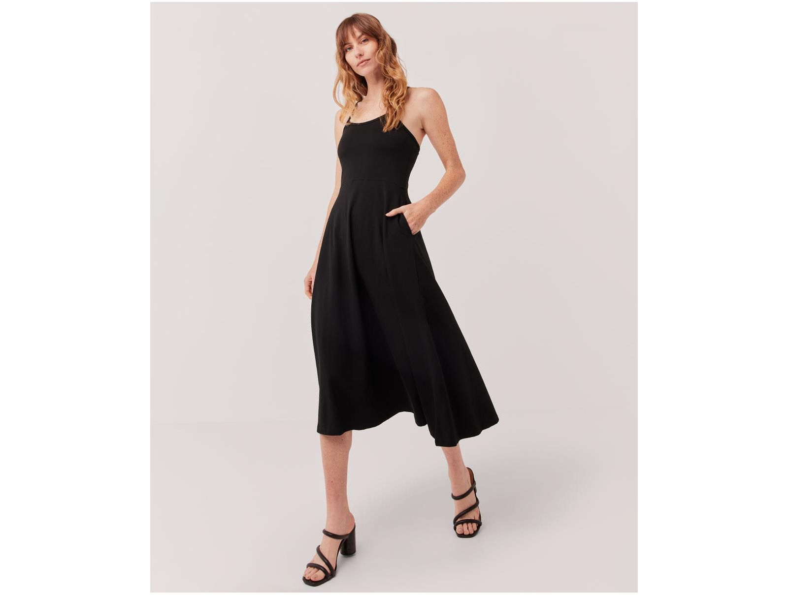Женское платье Pact Organic Cotton Fit & Flare Midi - Regular