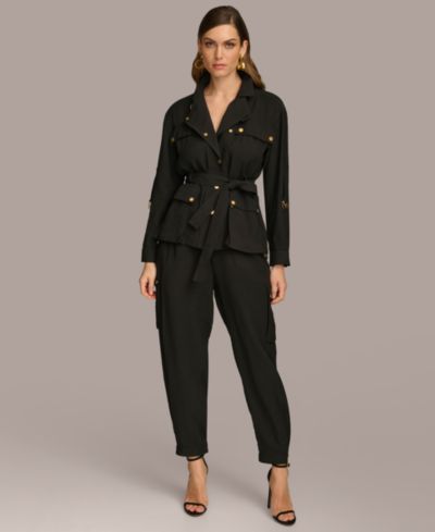 Donna Karan New York Женский поясной утилитарный жакет
