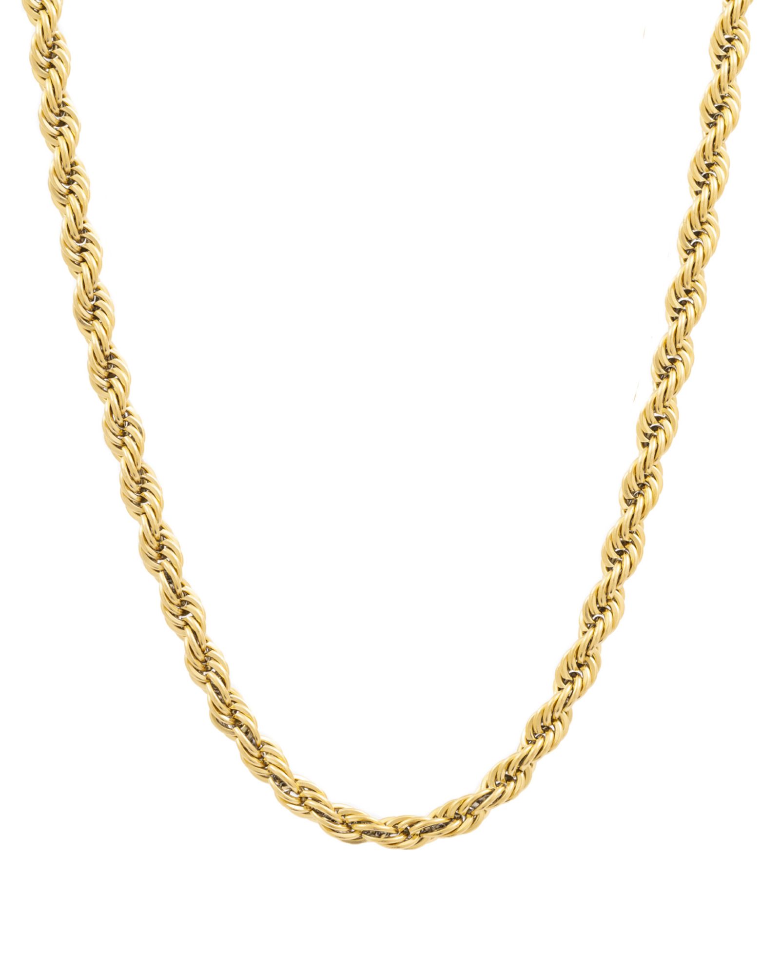 LEGACY for MEN by Simone I. Smith Мужская цепь Rope Link 24" Chain Necklace in Gold-Tone Ion-Plated Stainless Steel