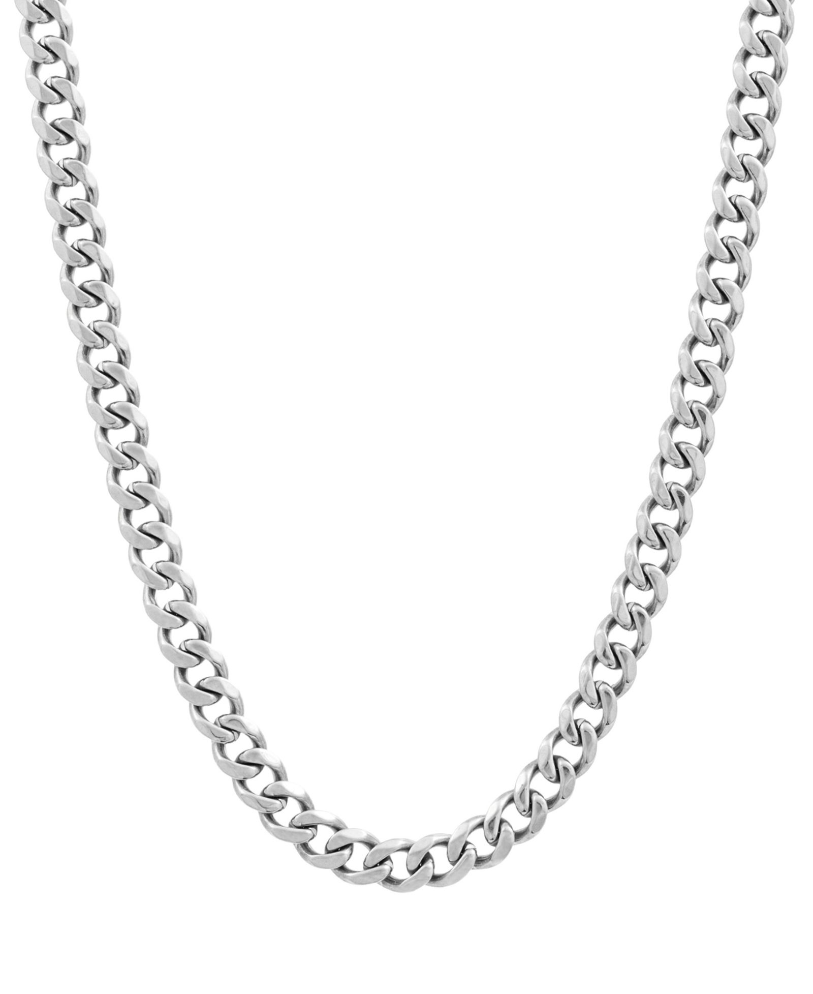 LEGACY for MEN by Simone I. Smith Men's Flat Curb Link 24" Chain Necklace