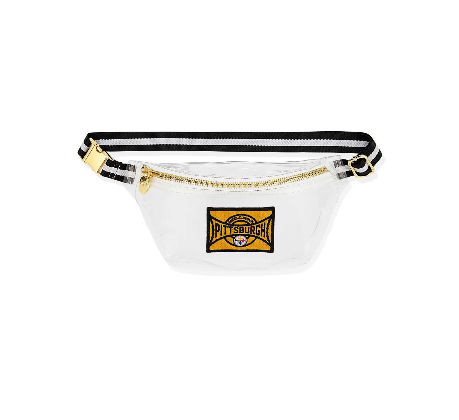 Women's Stoney Clover Pittsburgh Steelers Stadium Clear Belt Bag