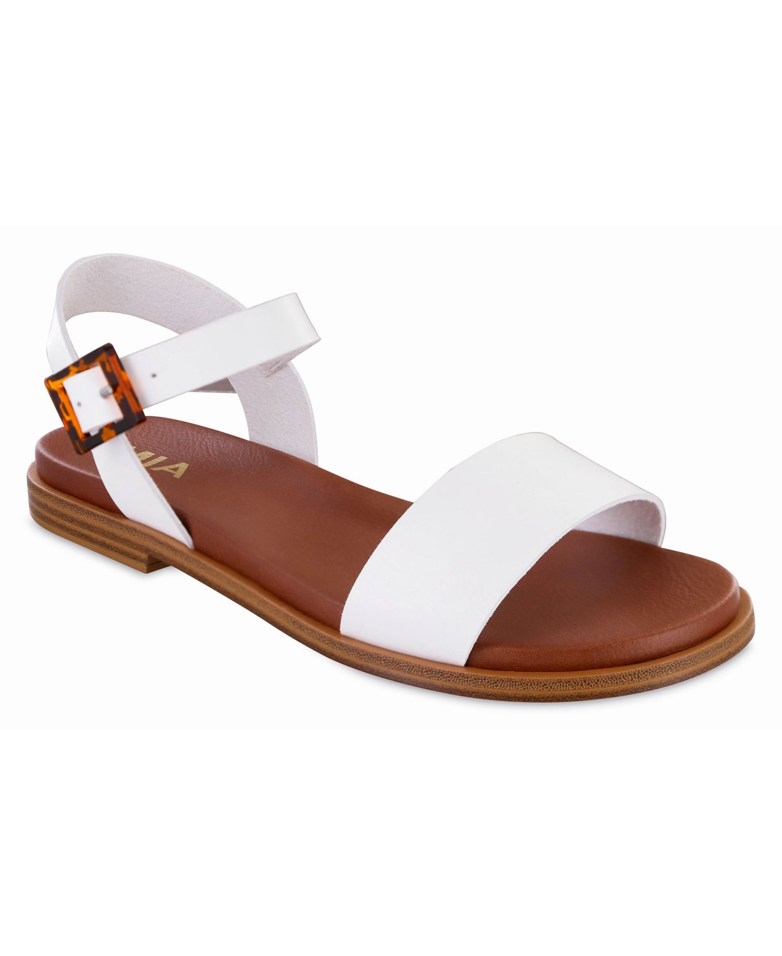 MIA Women's Peyton Round Toe Flat Sandals