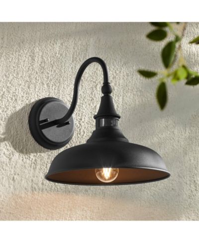 Уличный светильник John Timberland Dusk To Dawn Motion Sensor, 12 1/2" Gough Rustic Industrial Farmhouse