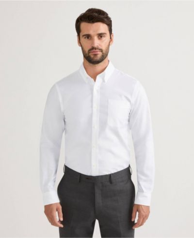 Мужская рубашка Lands' End No Iron Supima Cotton Oxford