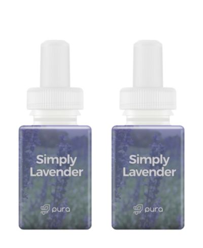 Pura - Lavender Fields - Smart Home Air Diffuser Fragrance - Up to 120-Hours of Premium Fragrance per Refill - Clean Diffuser Fragrance 2 Pack