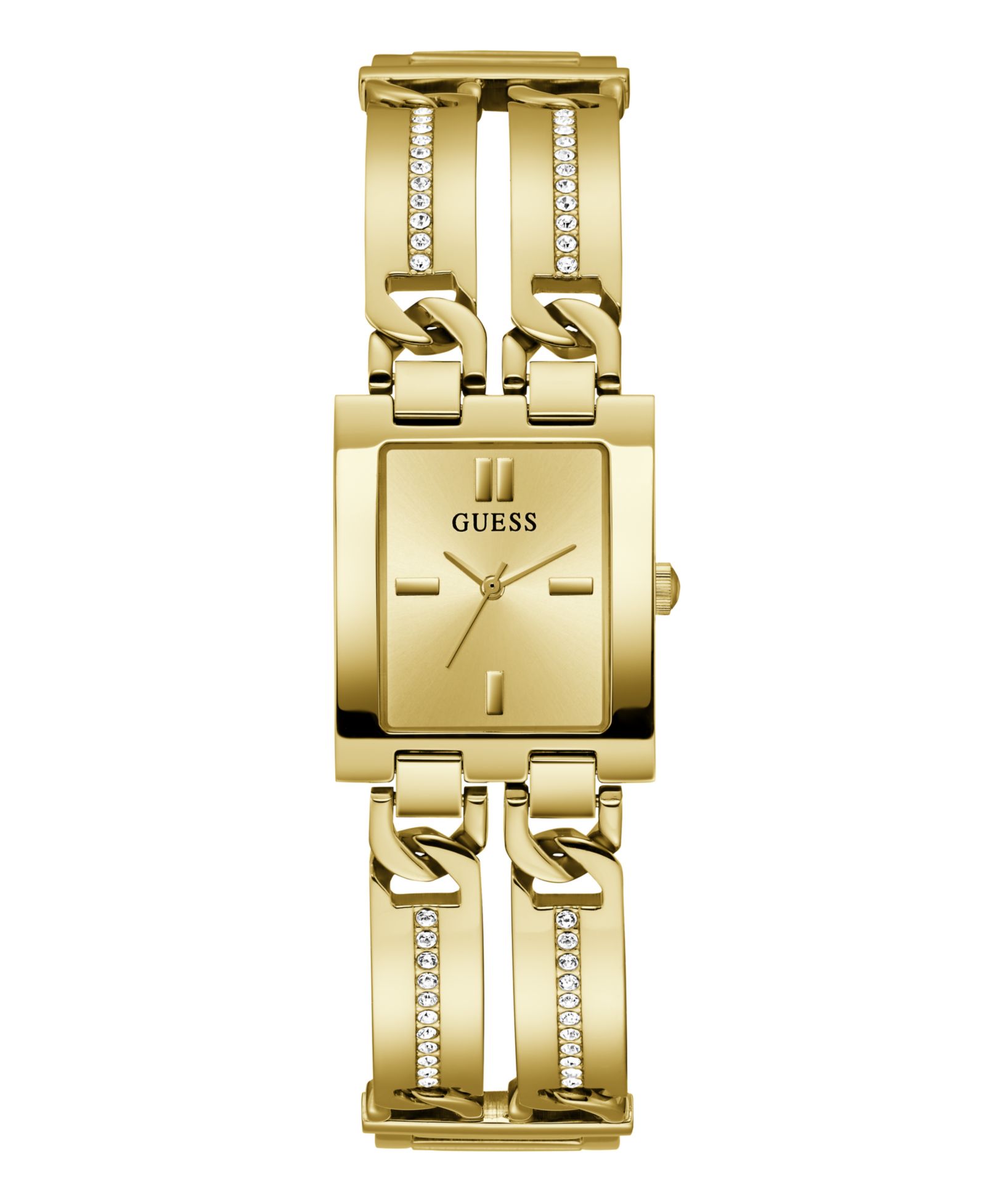 Женские аналоговые часы GUESS Gold-Tone, стальные, 39mm
