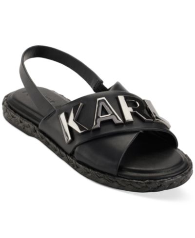 KARL LAGERFELD PARIS Женский Charla Slingback Espadrille Sandals