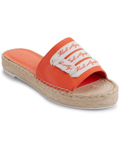 KARL LAGERFELD PARIS Женские эспадрильи на платформе Cherie Logo Slip-On