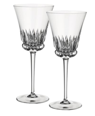 Villeroy & Boch Grand Royal White Wine Glasses, Pair of 2