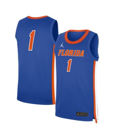 Мужская джерси Jordan Royal Florida Gators Road Replica Basketball