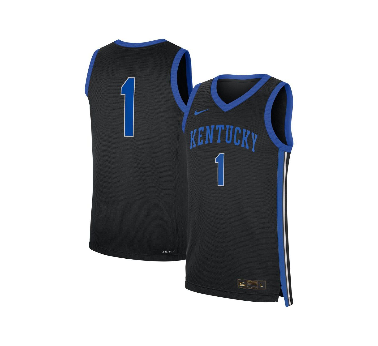 Nike Men's Black Kentucky Wildcats Alternate Replica Jersey