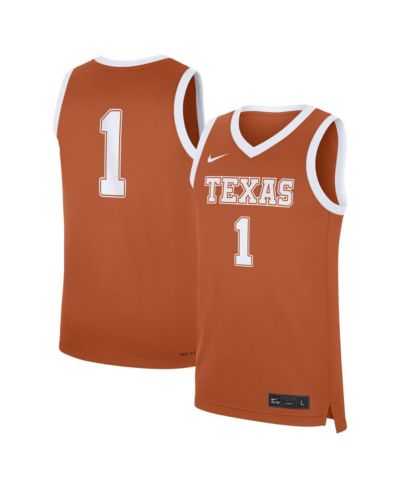 Nike мужская джерси Texas Longhorns Road Replica оранжевая