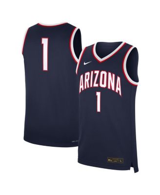 Nike Men's 1 Navy Arizona Wildcats Road Replica Jersey