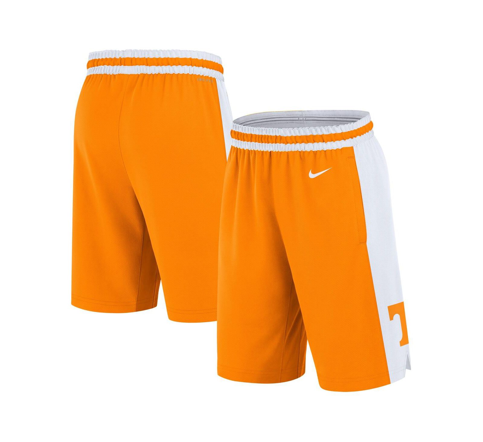 Nike Men's Tennessee Orange Tennessee Volunteers Road Replica Performance Basketball Shorts