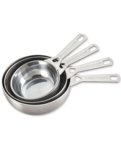 Le Creuset Stainless Steel Batch Measuring Cups, Set of 4