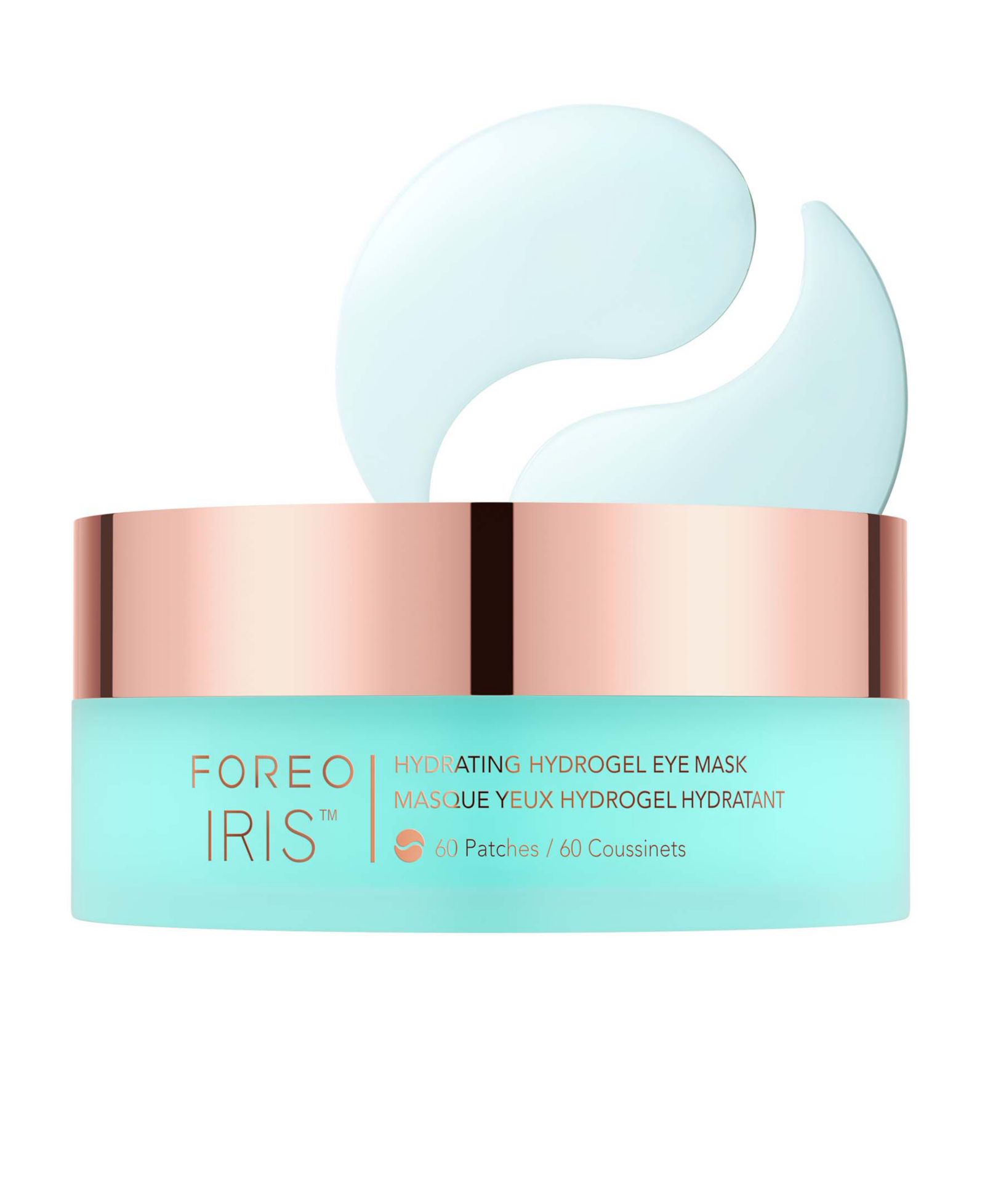 FOREO IRIS гидрогелевая маска для кожи вокруг глаз, 100g, 60 шт.