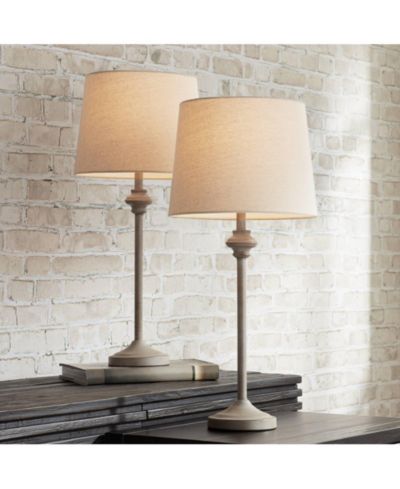 Набор из 2 настольных ламп 360 Lighting Lynn Country Cottage Buffet, для спальни и гостиной