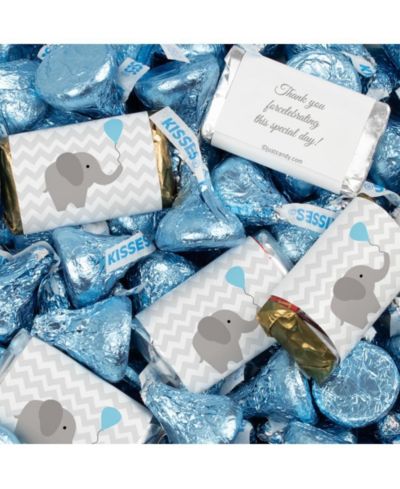 Just Candy наборы конфет Elephant Hershey's Miniatures & Blue Kisses, 124 Pieces