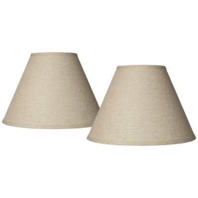 Комплект из 2 абажуров Springcrest Empire из мешковины, 6.5" x 15" x 10.75"