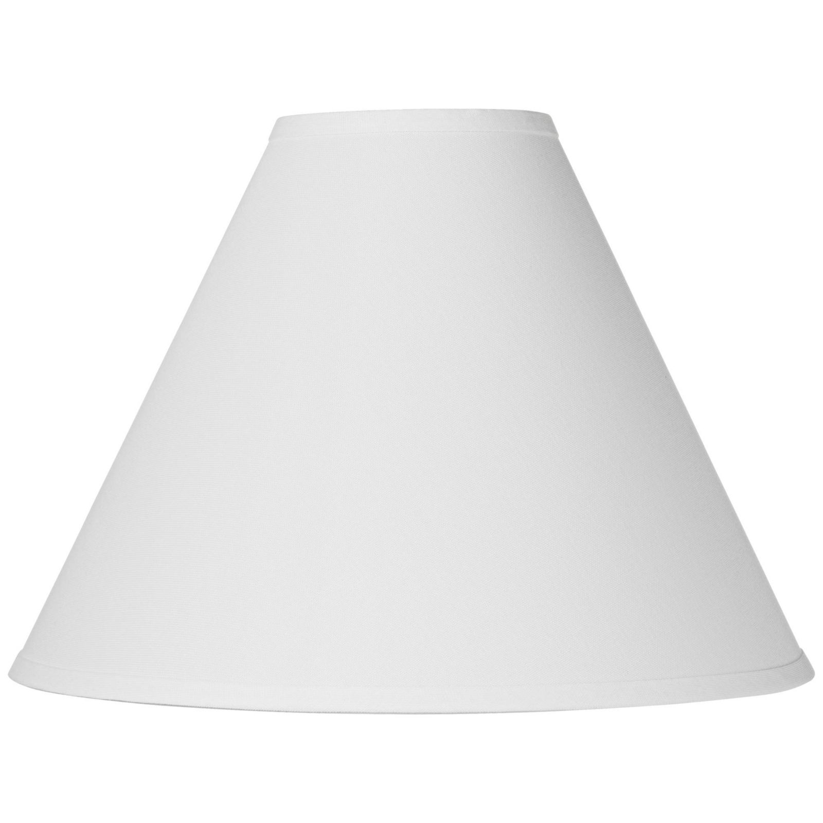 Абажур для лампы Springcrest White Linen Medium Chimney, 5" Top x 15" Bottom x 10.5" High x 11.5" Slant (Spider)
