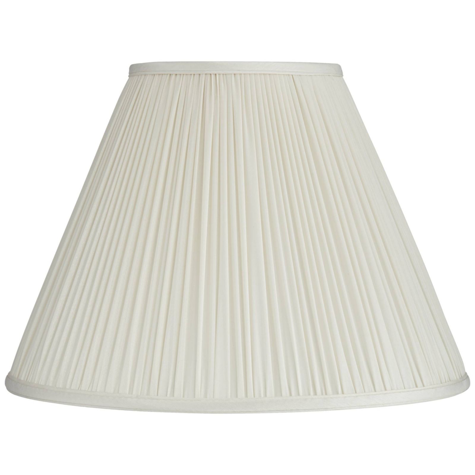 Springcrest Medium Empire Lamp Shade 7" Top x 16" Bottom x 12" Slant x 11.25" High Spider Replacement with Harp and Finial
