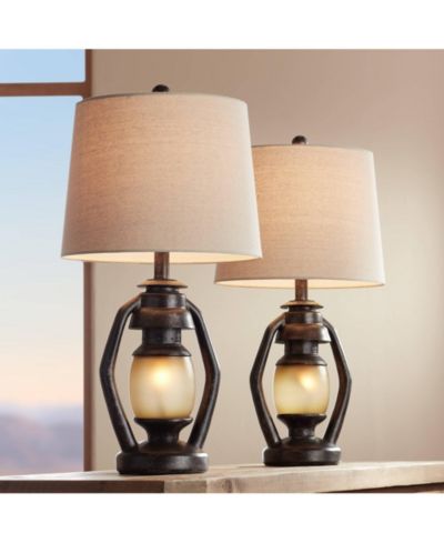 Набор настольных ламп Franklin Iron Works Horace Rustic Table Lamps 25 1/4"