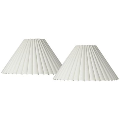 Springcrest набор из 2 абажуров для ламп, античный белый, 7" Top x 20.5" Bottom x 10.75" High