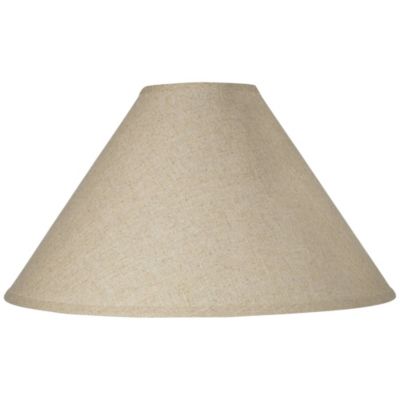Springcrest Empire Абажур из джута, большой, 6" верх x 21" низ x 13.5" высота