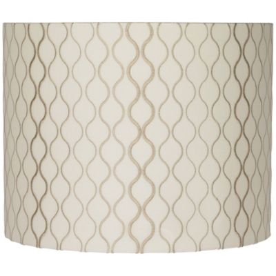 Абажур Springcrest Embroidered Hourglass Medium 14" Top x 14" Bottom x 11" High