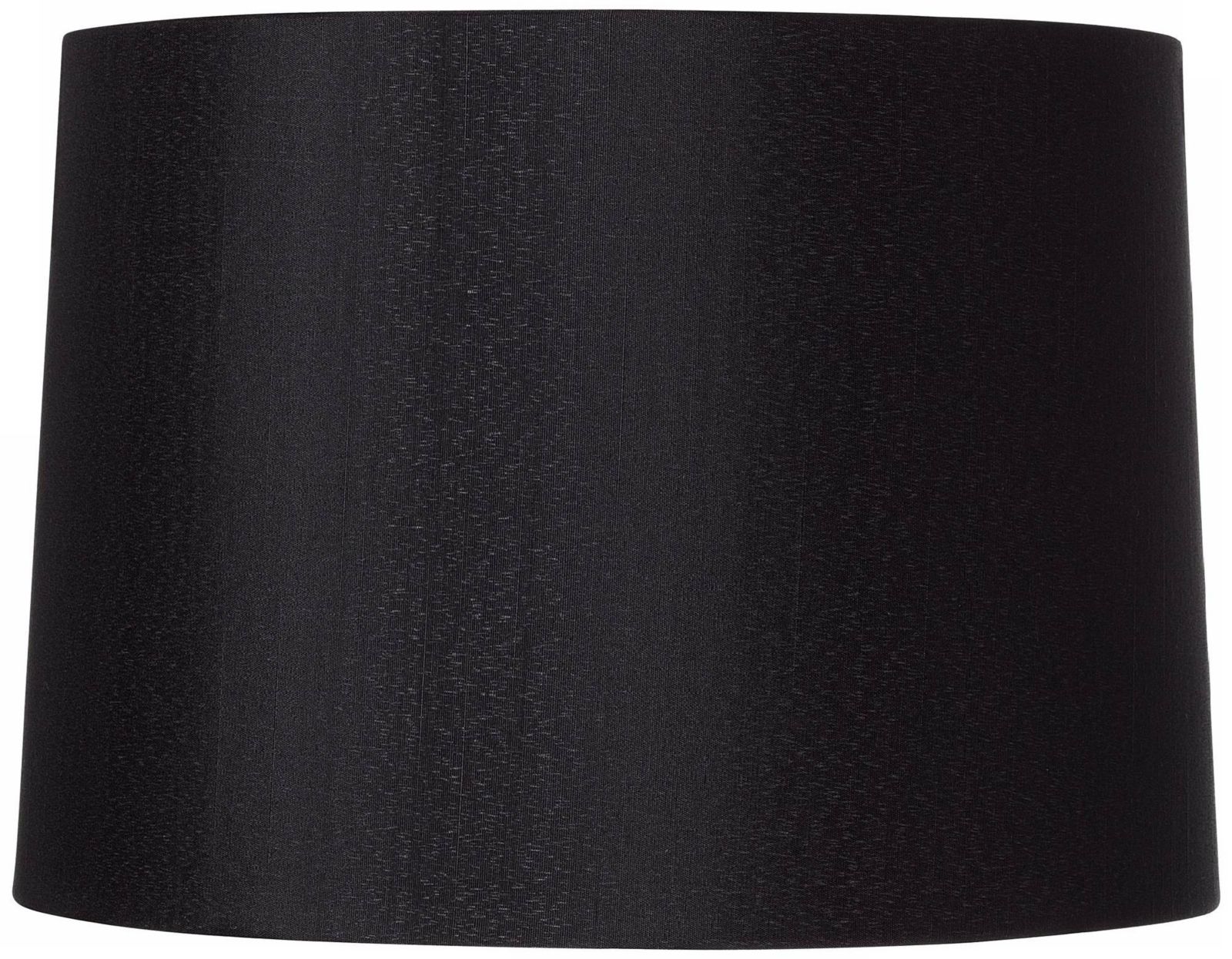 Springcrest Medium Hardback Drum Lamp Shade 13" Top x 14" Bottom x 10.25" Slant x 10" High Spider Replacement with Harp and Finial
