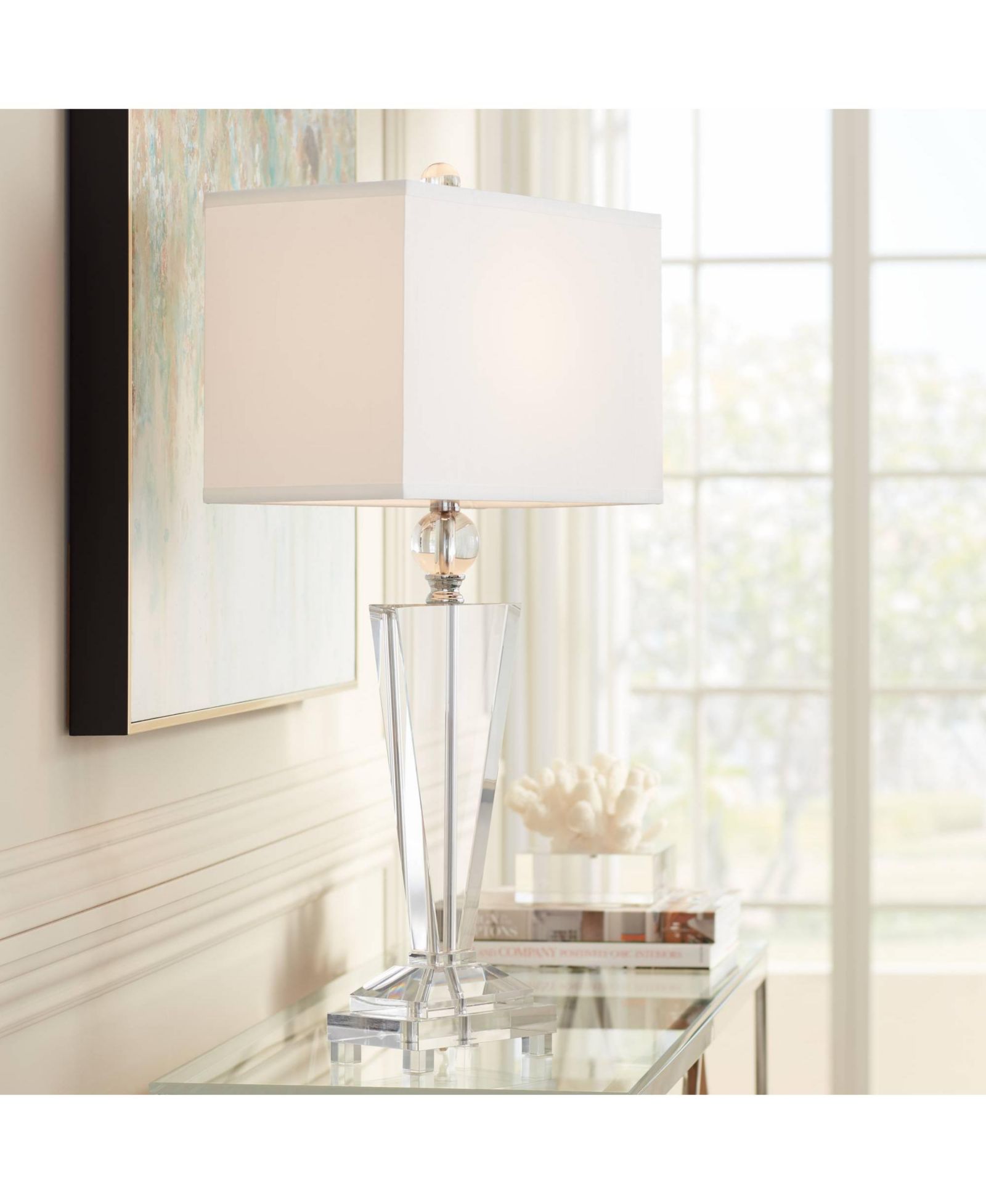 Настольная лампа Vienna Full Spectrum Crystal Glass Shade Art Deco