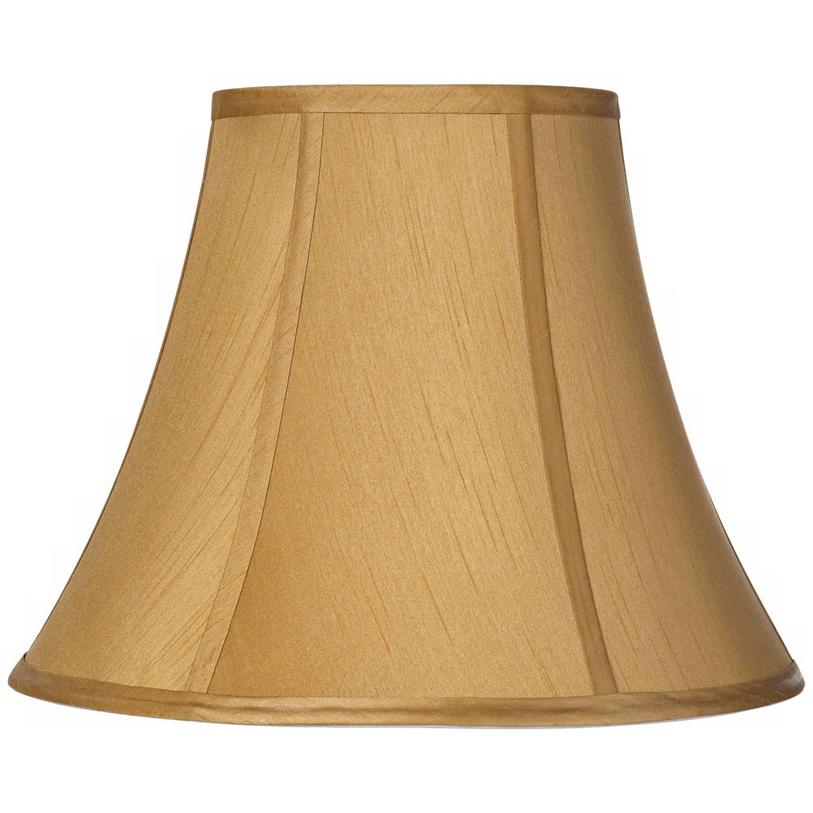 Абажур для лампы Springcrest Coppery Gold Medium Bell 7" Top x 14" Bottom x 11" Slant x 10.5" High (Spider)
