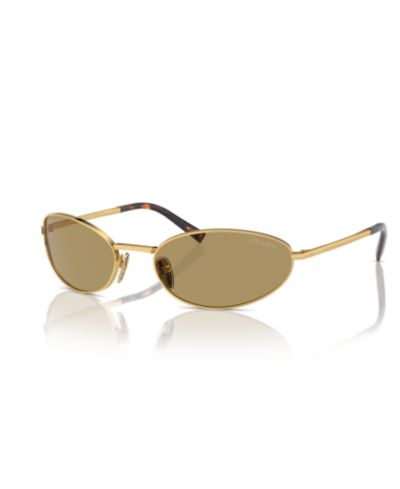 Женские солнцезащитные очки Prada Signature Oval, PR A59S