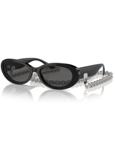 Tiffany & Co. солнцезащитные очки Women's Oval с цепочкой Tf4221