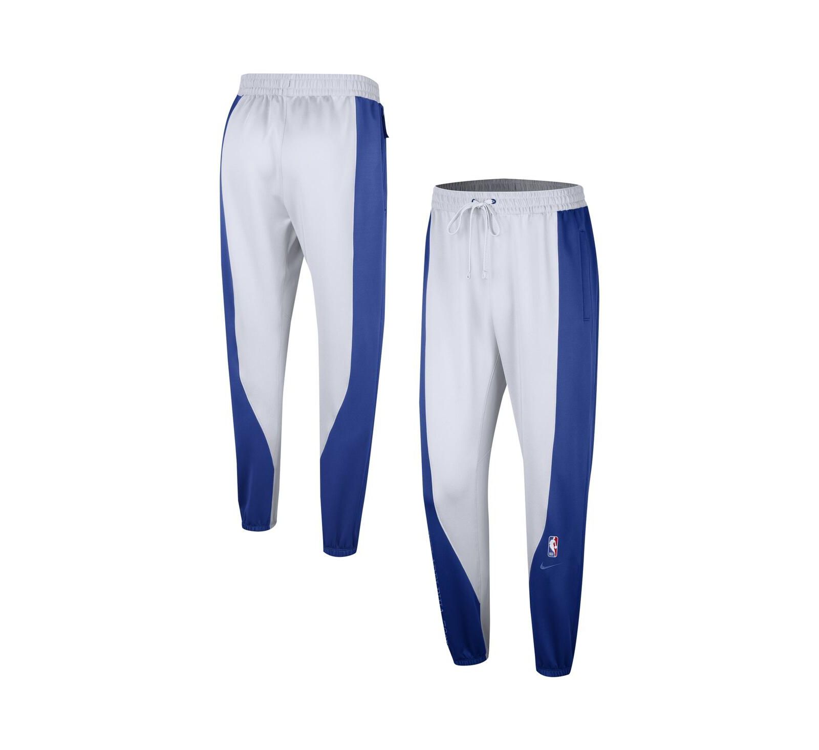 Брюки Nike Men's Royal, White Philadelphia 76ers 2023/24 Authentic Showtime