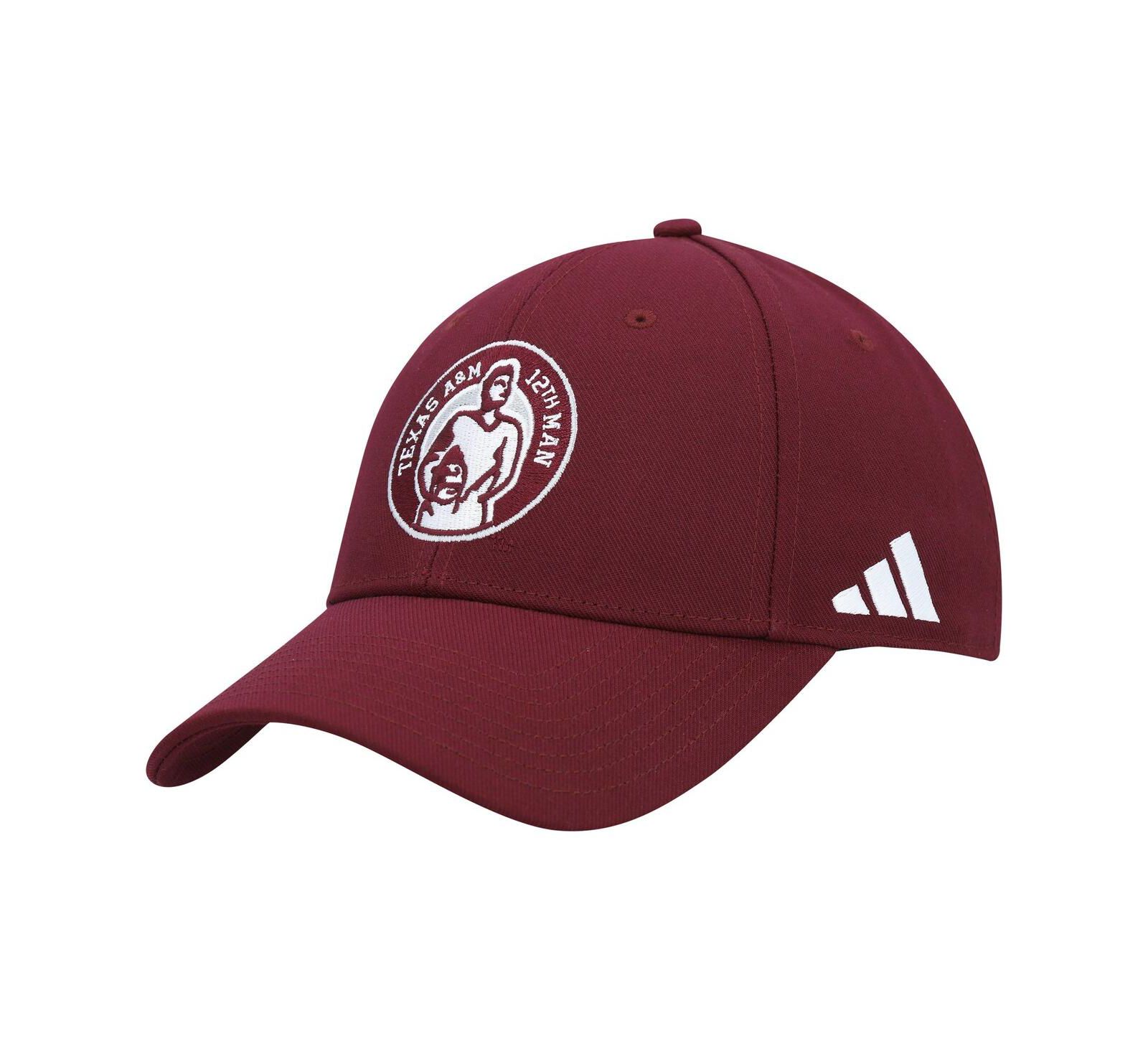 Men's adidas Maroon Texas A&M Aggies 12th Man Adjustable Hat