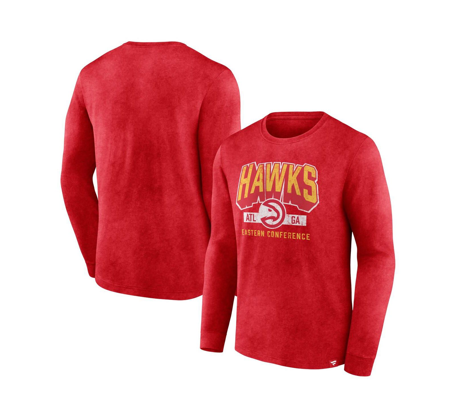 Футболка Fanatics Atlanta Hawks Front Court Press Snow Wash Мужской