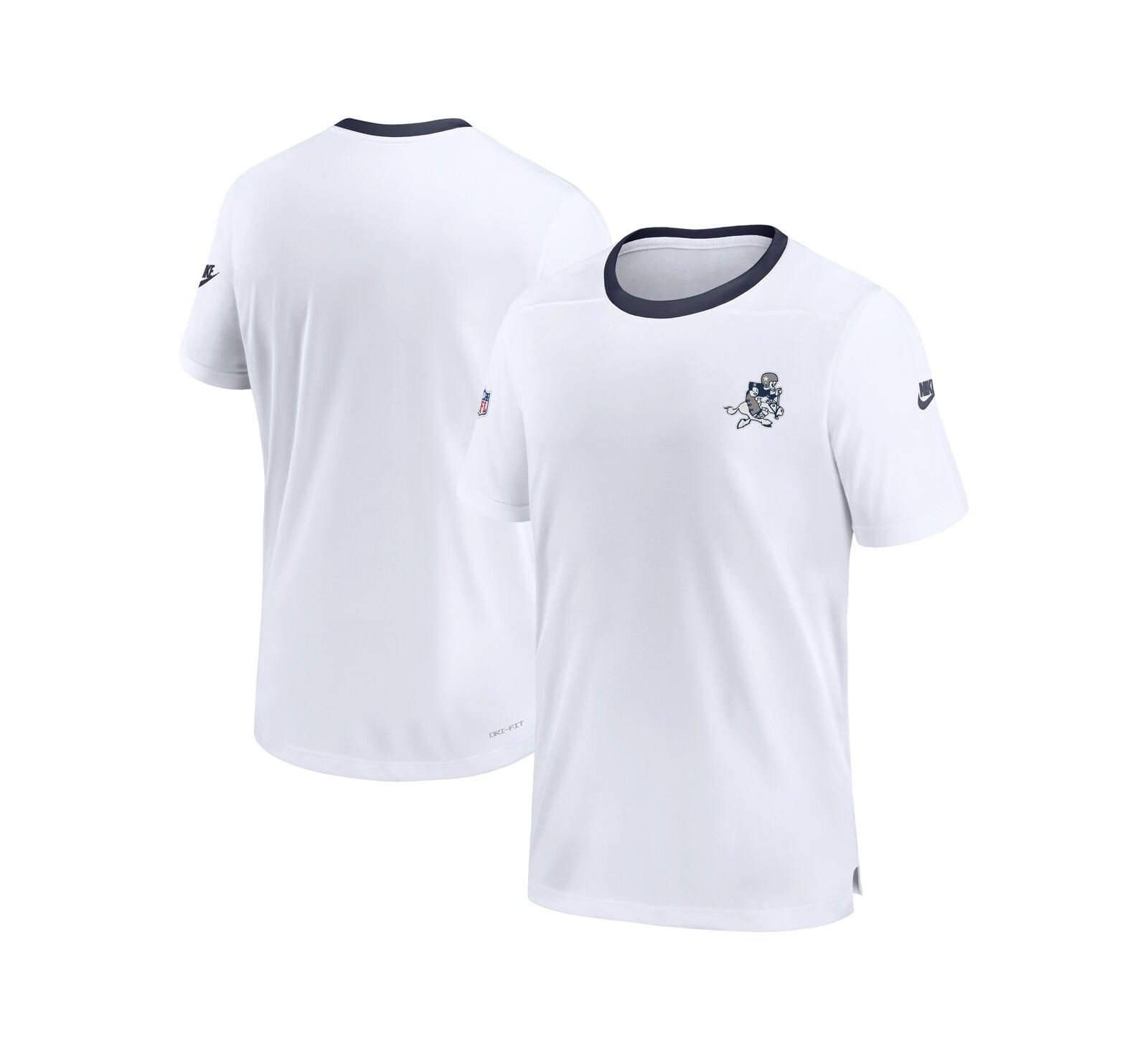 Men's Nike White Dallas Cowboys Sideline Coaches Alternate Performance T-shirt