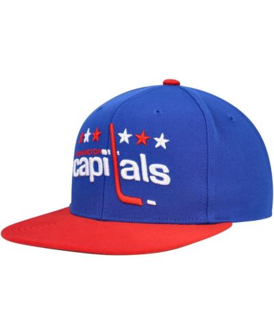 Мужская кепка Mitchell & Ness Blue Washington Capitals Core Team Ground 2.0 Snapback