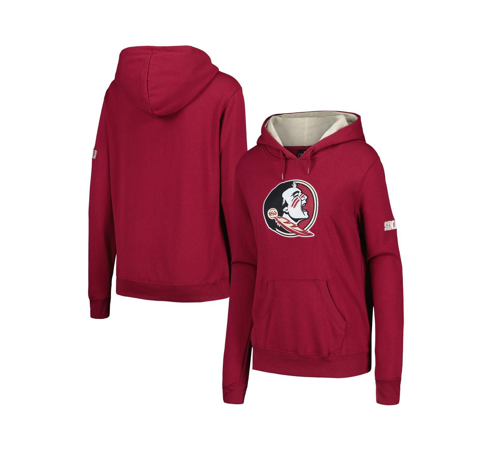 Женское худи с логотипом Florida State Seminoles Stadium Athletic Garnet