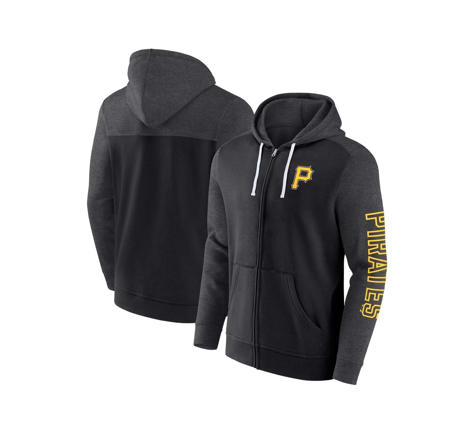 Мужская легкая ветровка Fanatics Pittsburgh Pirates Offensive Line Up Full-Zip Hoodie