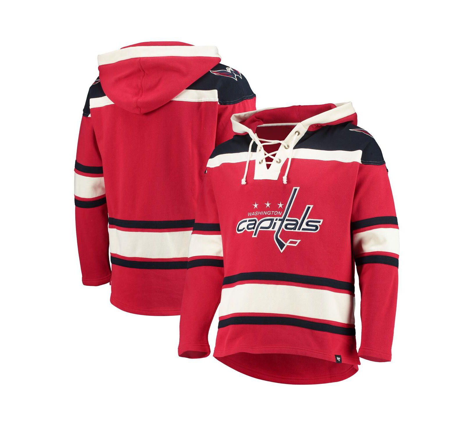 '47 Brand Мужское худи Washington Capitals Superior Lacer
