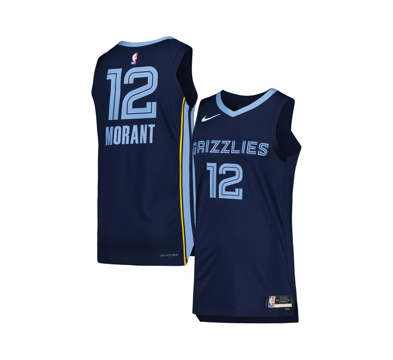 Men's Nike Ja Morant Navy Memphis Grizzlies Authentic Jersey - Association Edition