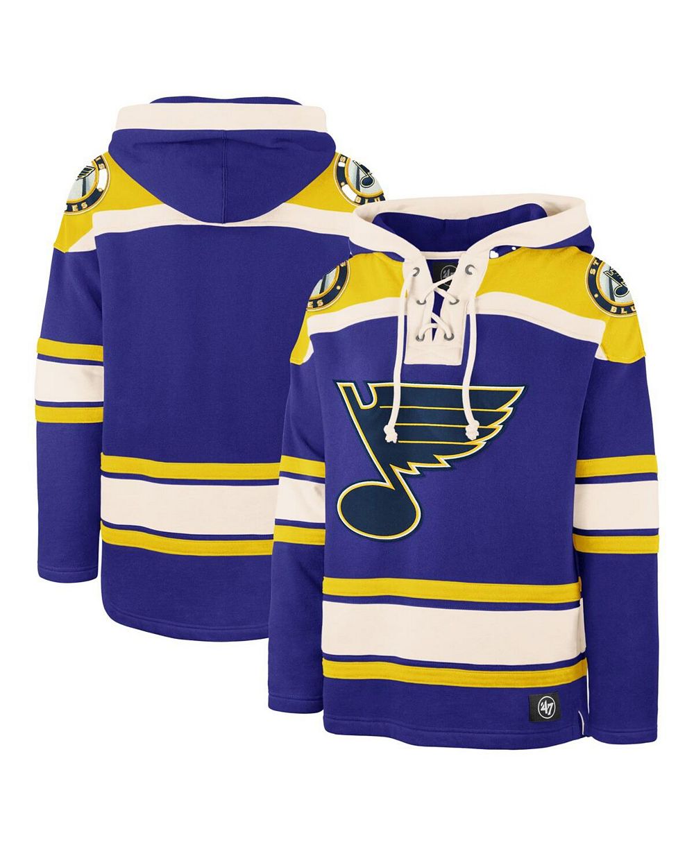 '47 Brand мужское синее худи Superior Lacer Pullover St. Louis Blues