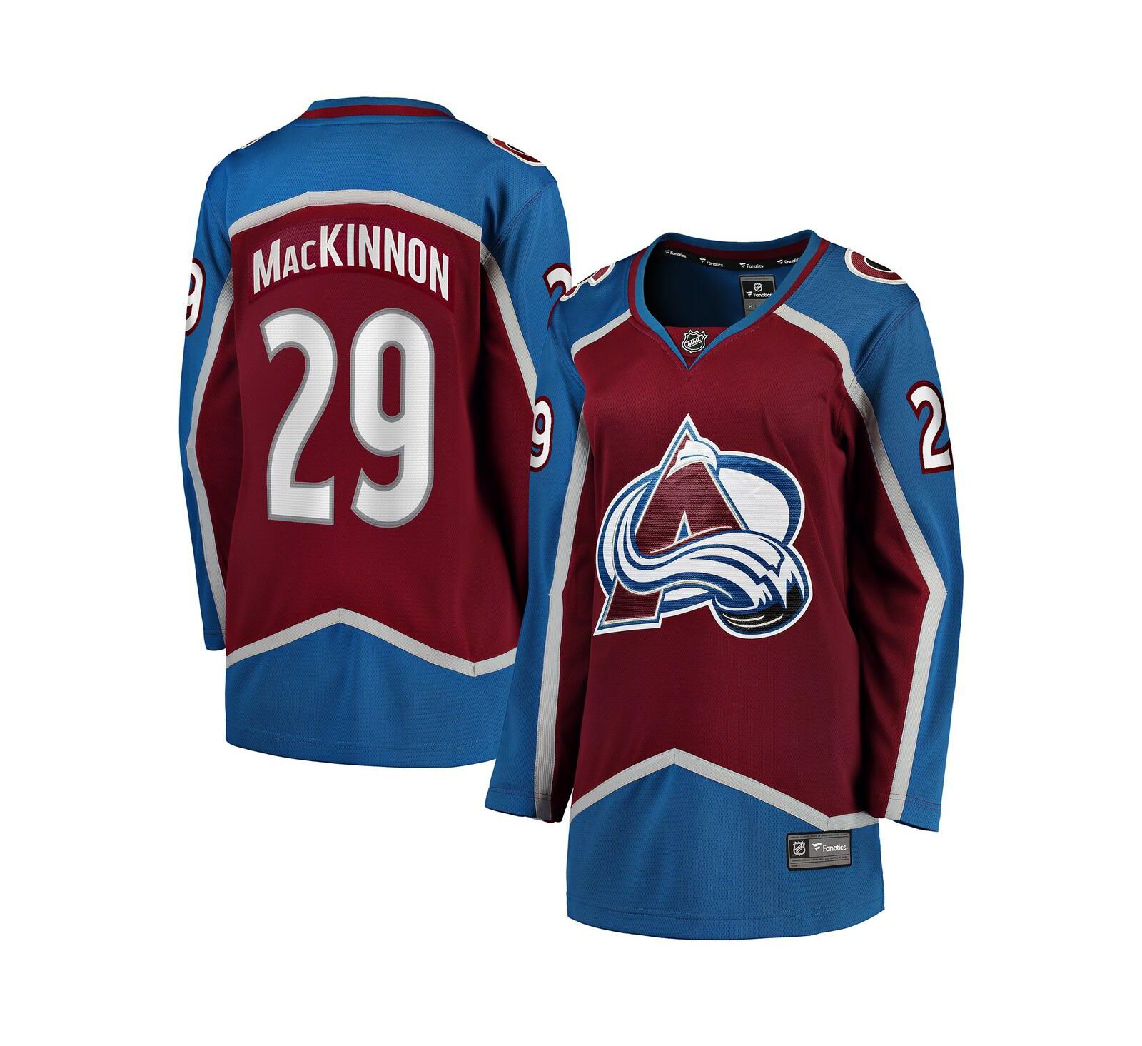 Women's Fanatics Nathan MacKinnon Maroon Home Breakaway Player Jersey