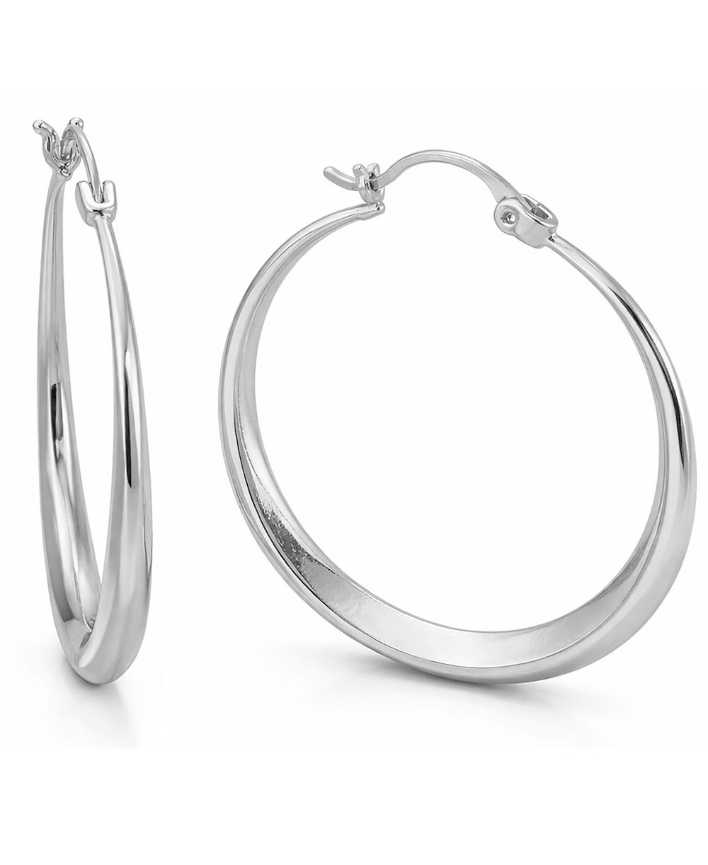 And Now This Серьги-кольца с напылением 18K Gold или Silver