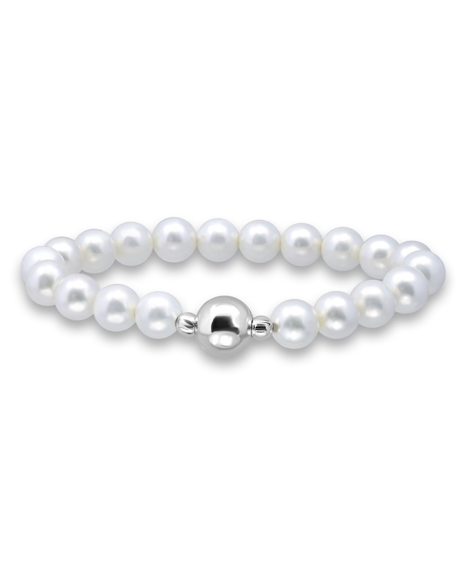 Браслет Macy's White Shell Pearl Stretch