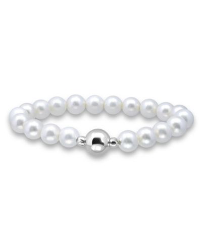 Браслет Macy's White Shell Pearl Stretch
